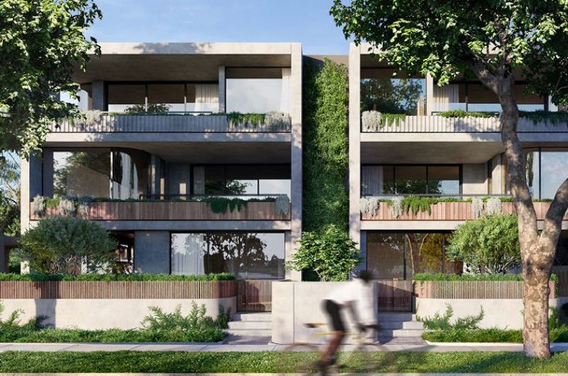 neatly presented apartment block